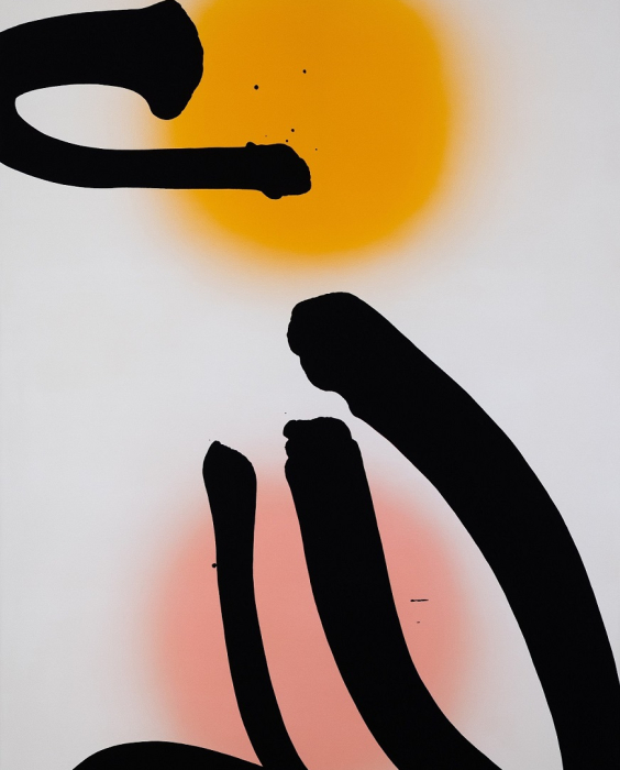 Cornelia Baltes, Olgh, 2019, Acryl auf Leinwand, 210 x 150 cm, Sammlung Kollitsch