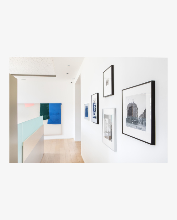 Ausstellungsansicht SCHAU....5 mit Werken von Hubert Becker und Anna Virnich, Foto: Gernot Gleiss
